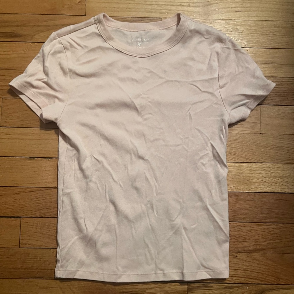 Light Orange Fitted Tee